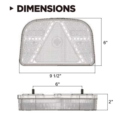 LED Marine Trailer Rear Light high quality